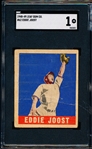 1948-49 Leaf Baseball- #62 Eddie Joost, Philadelphia A’s- SP!- SGC 1 (Poor)