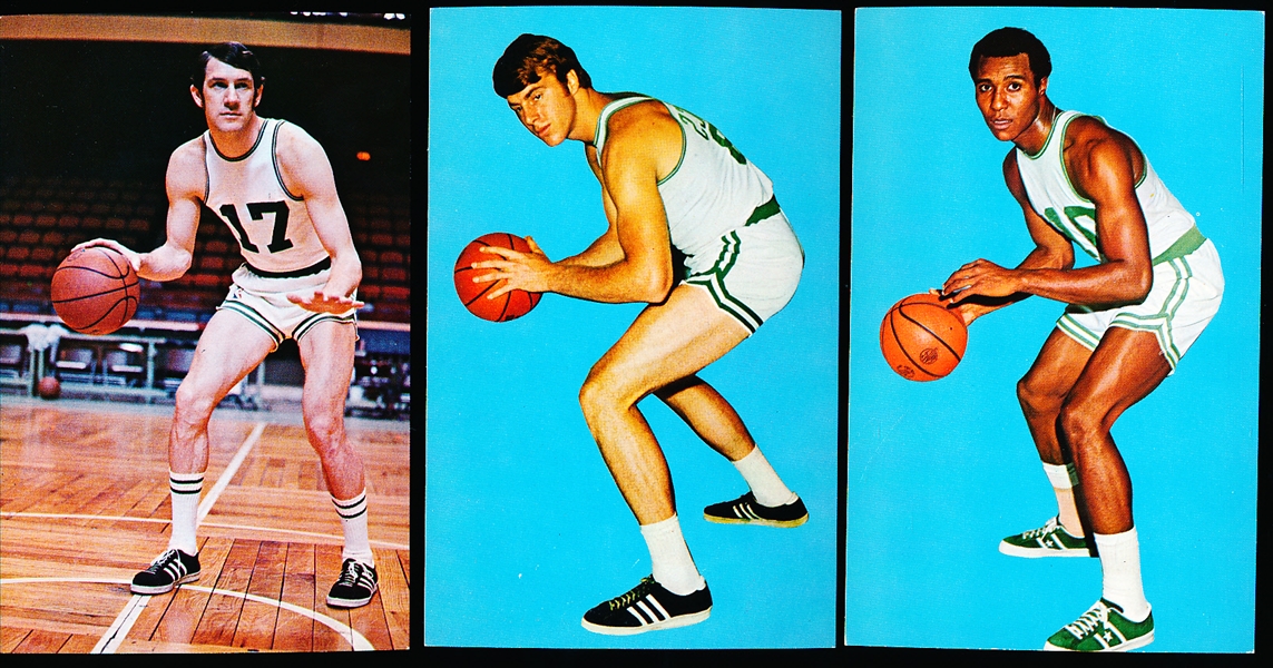 1973-74 NBA Players Association Bskbl.- 3 Diff. Boston Celtics