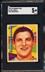 1934-36 Diamond Stars Baseball- #76 Bill Rogell, Detroit Tigers- 1935 Green Back- SGC 5 (Ex)