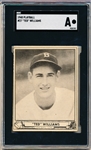 1940 Playball Baseball- #27 Ted Williams, Red Sox- SGC A (Authentic)