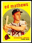 1959 Topps Bb- #450 Ed Mathews, Braves