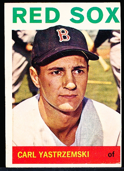 1964 Topps Bb- #210 Carl Yastrzemski, Red Sox