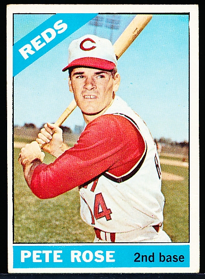 1966 Topps Bb- #30 Pete Rose, Reds