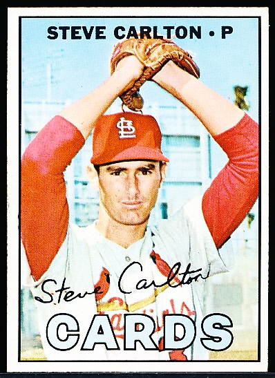 1967 Topps Bb- #146 Steve Carlton, Cards