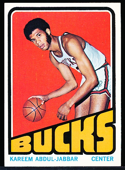1972-73 Topps Basketball- #100 Kareem Abdul- Jabbar, Bucks