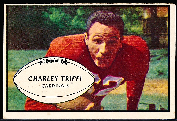 1953 Bowman Football- #17 Charley Trippi, Cardinals