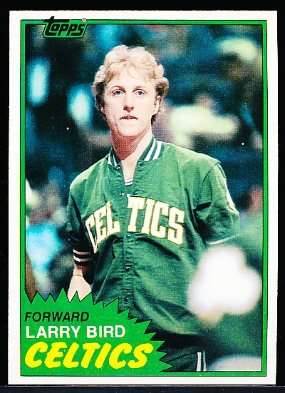 1981-82 Topps Bskt.- #4 Larry Bird, Celtics