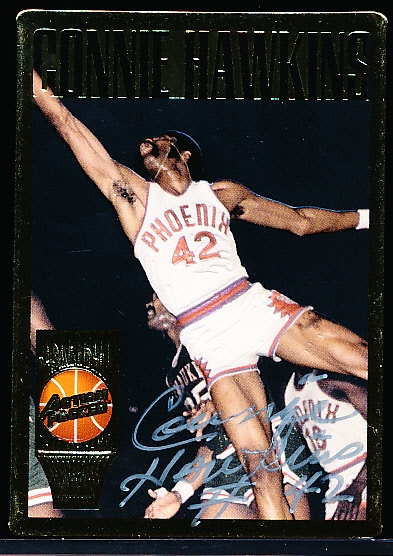 1995 Action Packed HOF Basketball- “Autographs”- #7 Connie Hawkins
