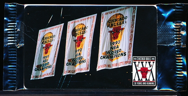 1996 Chicago Bulls 30th Anniversary Factory Sealed Fan Appreciation Phone Card