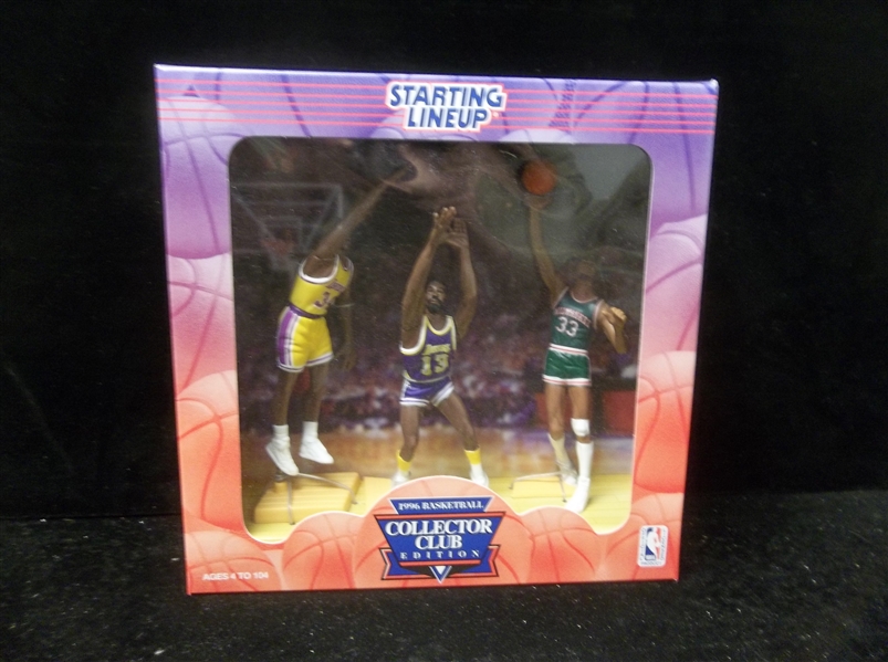1996 Kenner Starting Line-Up Collector Club Basketball Collector Club- “Centers of the NBA” Set of 3