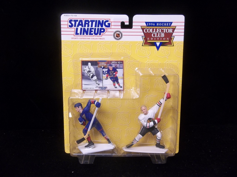 1996 Kenner Starting Line-Up Collector Club Hockey- Bobby & Brett Hull “Classic Doubles”