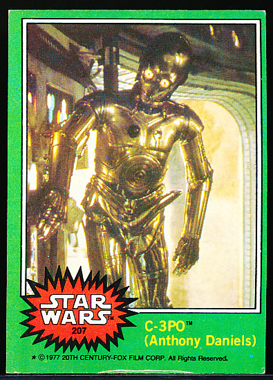 1977 topps star wars 207