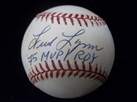Autographed Fred Lynn Official AL Baseball- PSA/DNA Certified
