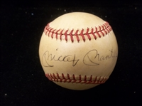Autographed Mickey Mantle Official NL Baseball- PSA/DNA Certified
