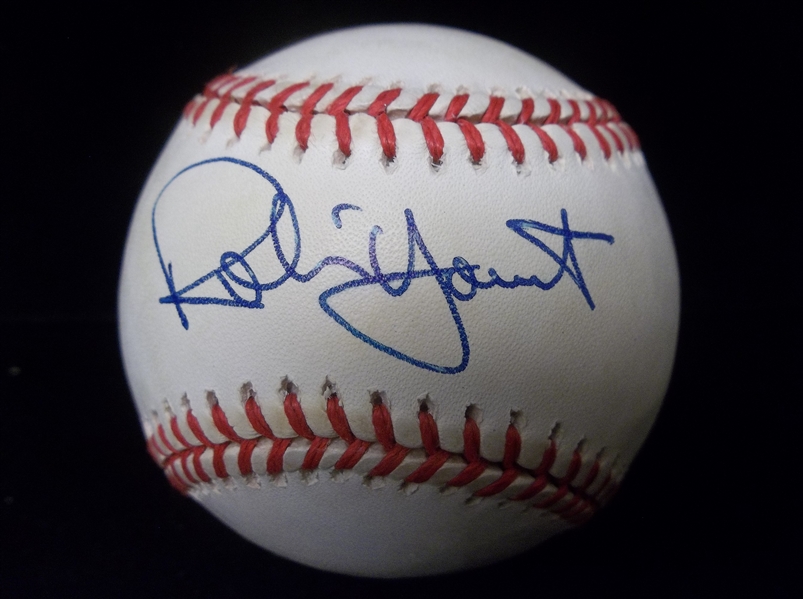 Autographed Robin Yount Official AL Baseball- PSA/DNA Certified