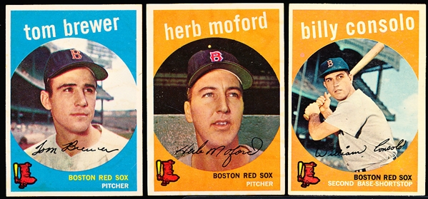 1959 Topps Bb- Boston Red Sox-12 Diff