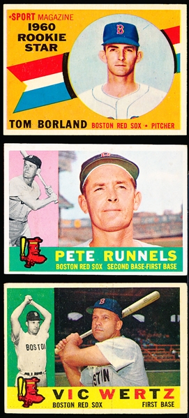 1960 Topps Bb- Boston Red Sox- 13 Diff