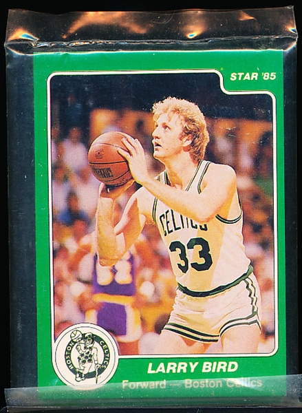 1984-85 Star Bskbl.- 1 Boston Celtics Team Set in Bag - 12 Cards