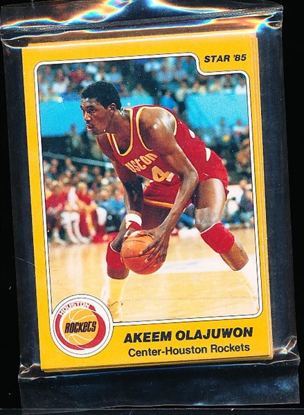 1984-85 Star Bskbl.- 1 Houston Rockets Team Set in Bag- 13 Cards