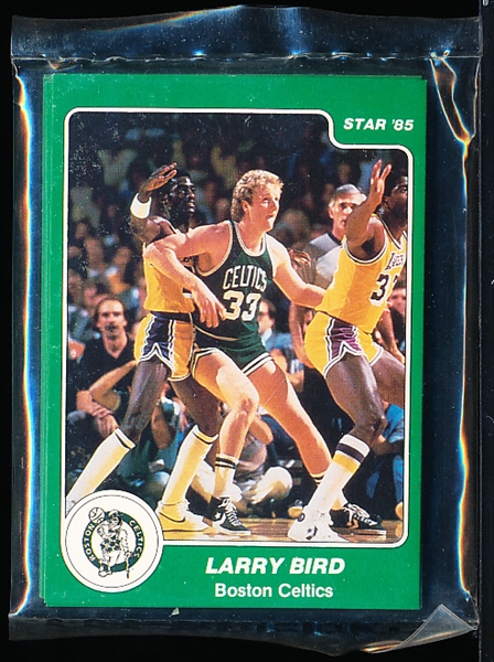 1984-85 Star Arena Bskbl.- 1 Boston Celtics Team Set in Bag- 9 Cards