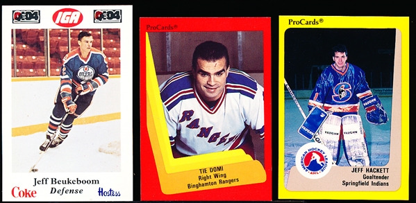 Clean-Up Lot of 6 Diff. Minor League Hockey Sets