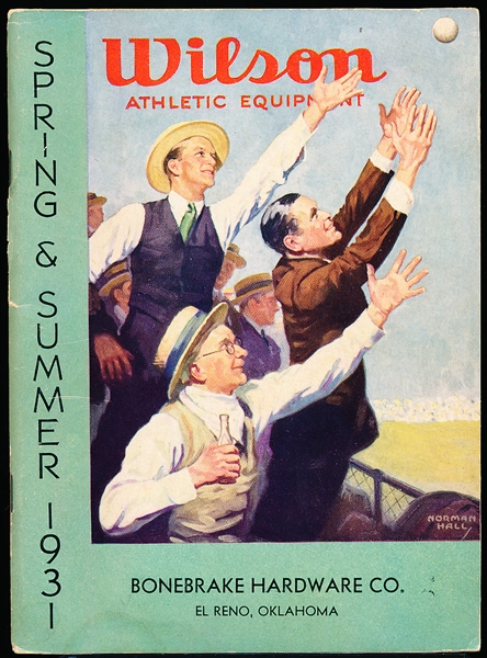1931 Wilson Athletic Equipment Spring and Summer Magazine