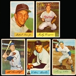 1954 Bowman Baseball- 5 Diff