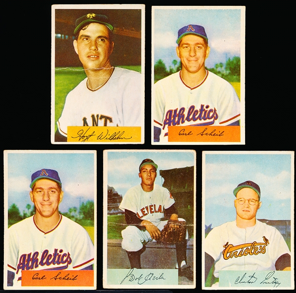 1954 Bowman Baseball- 5 Cards