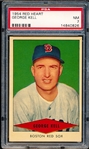 1954 Red Heart Baseball- George Kell, Boston Red Sox- PSA NM 7