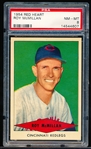 1954 Red Heart Baseball- Roy McMillan, Reds- PSA NM-MT 8 