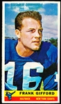 1959 Bazooka Football- Frank Gifford, Giants