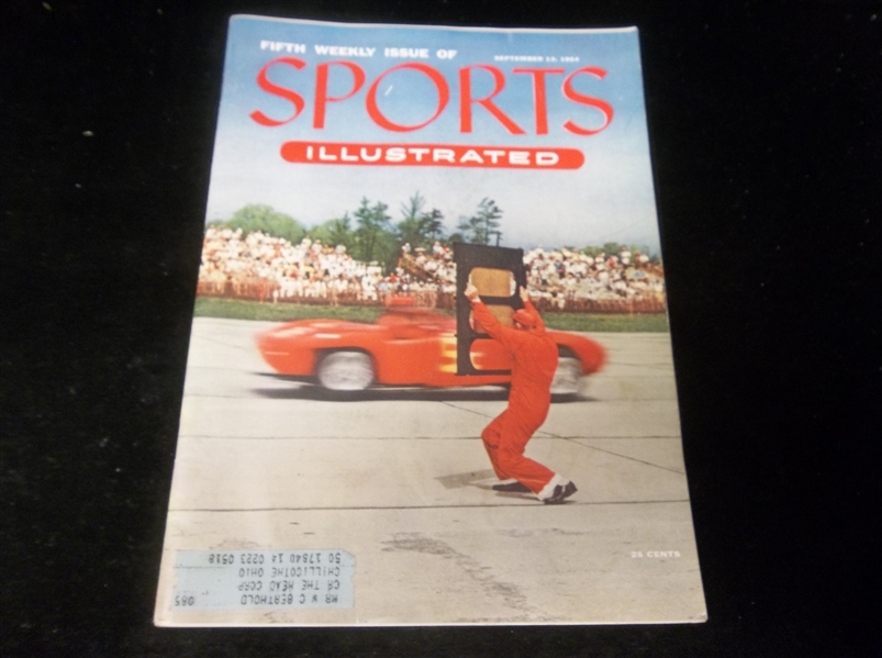 September 13, 1954 Sports Illustrated Magazine- 5th Issue