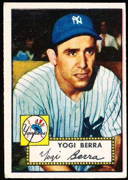 1952 Topps Baseball- #191 Yogi Berra, Yankees