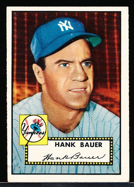 1952 Topps Baseball- #215 Hank Bauer, Yankees