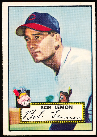 1952 Topps Baseball- #268 Bob Lemon, Cleveland