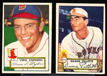 1952 Topps Baseball- 2 Cards