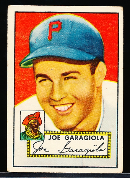 1952 Topps Baseball- #227 Joe Garagiola, Pirates