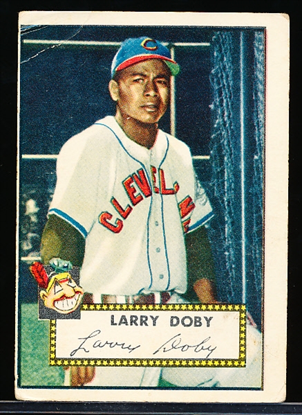 1952 Topps Baseball- #243 Larry Doby, Indians
