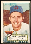 1952 Topps Baseball- Hi#- #322 Randy Jackson, Cubs