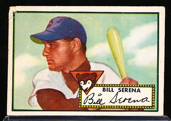 1952 Topps Baseball- Hi#- #325 Serena, Cubs