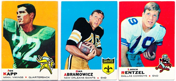 1969 Topps Football- 30 Diff