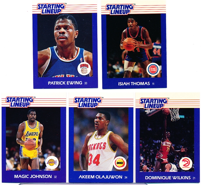 1988-89 Kenner SLU Basketball Cards- 5 Diff. Premier Issue