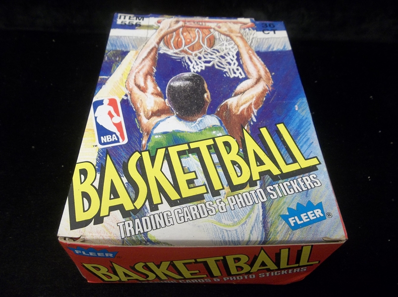 1989-90 Fleer Basketball- One Unopened Wax Box