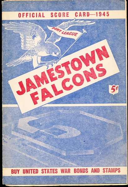 1945 Olean Oilers @ Jamestown Falcons PONY League MiLB Program