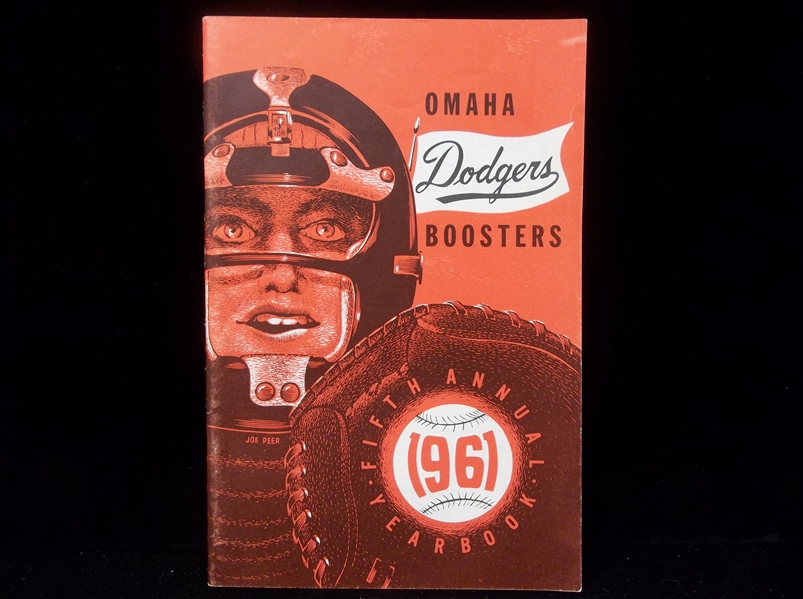 1961 Omaha Dodgers Boosters MiLB Yearbook