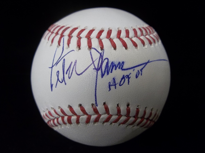 Autographed Peter Gammons Official MLB Rob Manfred Bsbl.- JSA Certified
