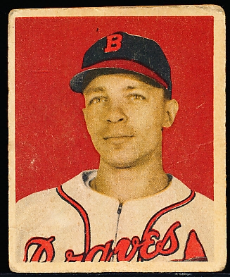 1949 Bowman Bb- #104 Eddie Stanky RC, Braves