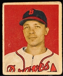 1949 Bowman Bb- #104 Eddie Stanky RC, Braves