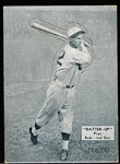 1934-36 Batter Up Baseball- #70 Piet, Reds