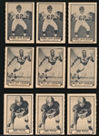 1962 Topps CFL Football- 50 Asst- “Singles”- All Montreal Alouettes